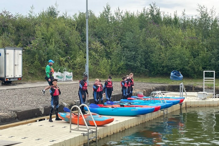 a group of people on a boat